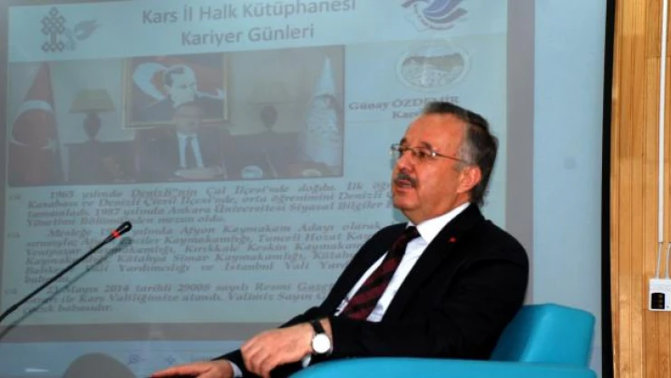 Vali Özdemir, ''Kariyer Günleri'' programının konuğu oldu