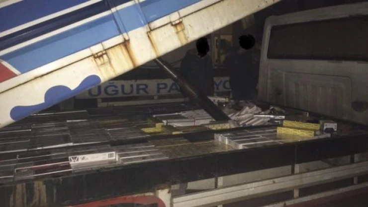 Sakarya'da gümrük kaçağı sigara operasyonu