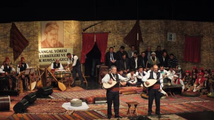 'Kangal Yöresi Türküleri ve Aşık Ruhsati Gecesi' programı 