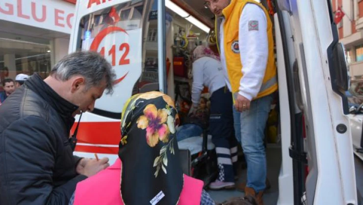 Motosikletin çarptığı çocuk yaralandı