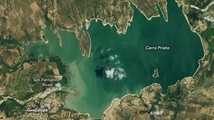 NASA, Meksika'daki kuraklığı uzaydan fotoğrafladı