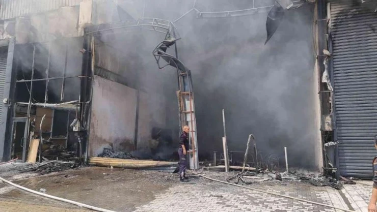 Nazilli Organize Sanayi Bölgesi'nde yangın