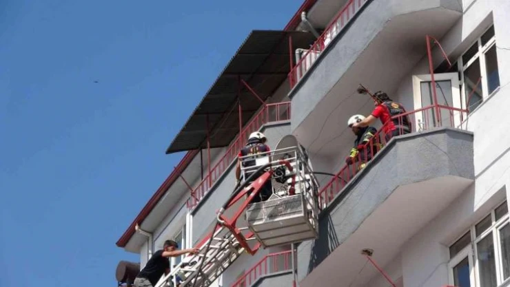 Niğde'de yangın: 3'ü çocuk 5 kişi kurtarıldı