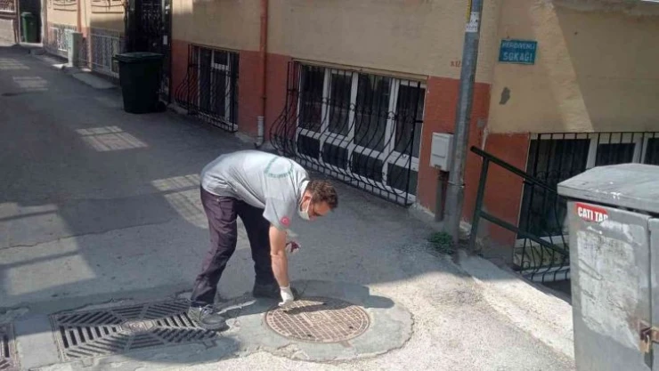 Osmangazi'den haşerelere karşı başarılı mücadele