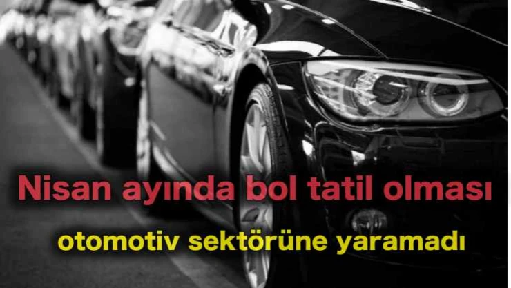 Otomotiv sektöründe üretim düştü