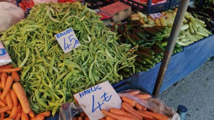 Pazarın en pahalı ürünü 'taze fasulye'