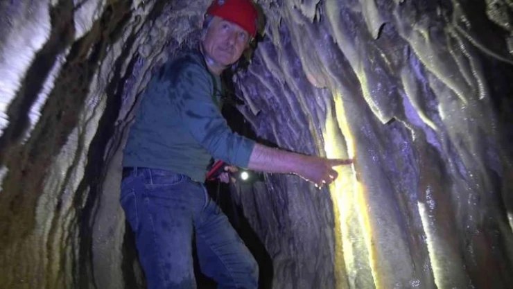 Profesör gizemli mağarayı inceledi: 'Önemli bir mağara, bölgemize zenginlik katacak'