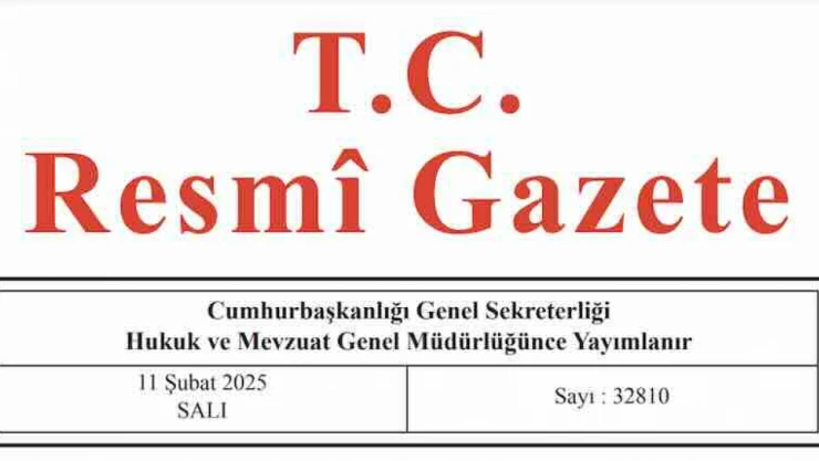 Resmi Gazete'de bugün (11.02.2025)