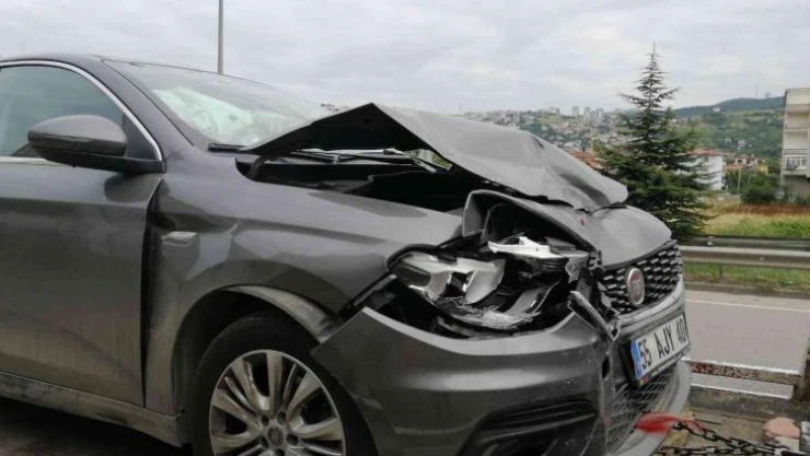 Samsun'da trafik kazası: 4 yaralı