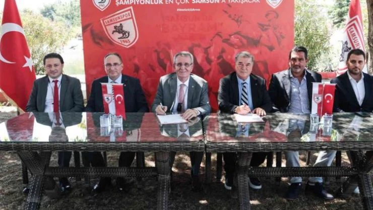 Samsunspor iş dünyası ile protokol imzaladı