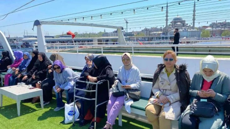 Şehit aileleri İstanbul'un tarihine yolculuk yaptı