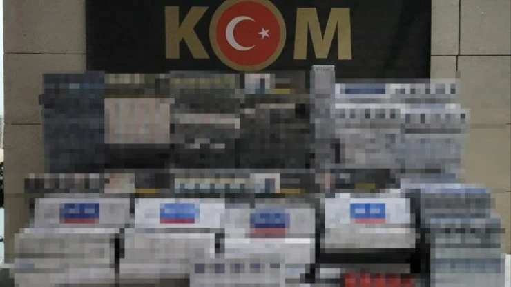 Siirt'te 7 bin 400 paket kaçak sigara ele geçirildi