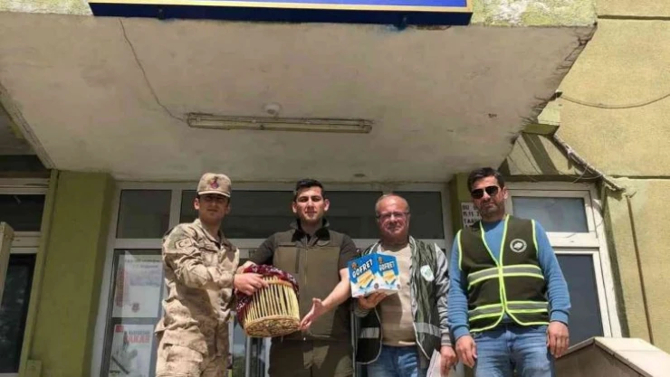 Siirt'te kaçak avcılık yapan şahsa tutanak tutuldu