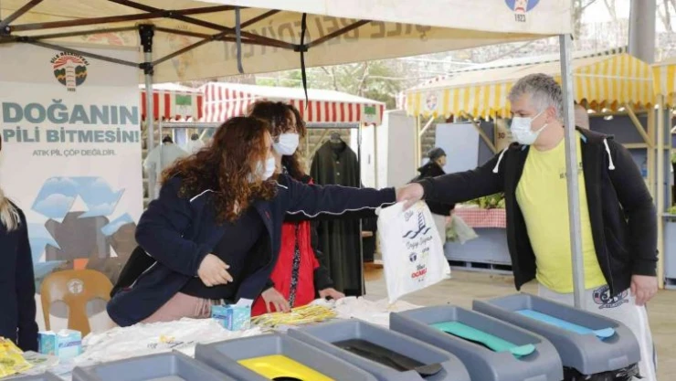 Şile Belediyesi 'Geri Dönüşüm Hareketi' devam ediyor