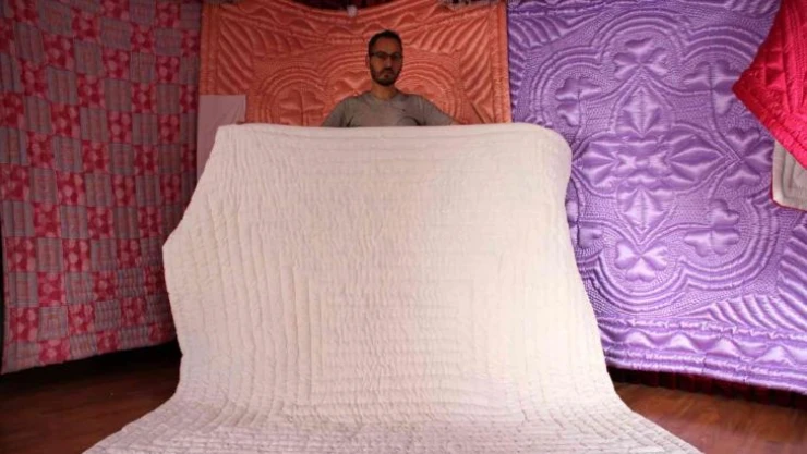 Sivas'ta yün yorgan mesaisi başladı