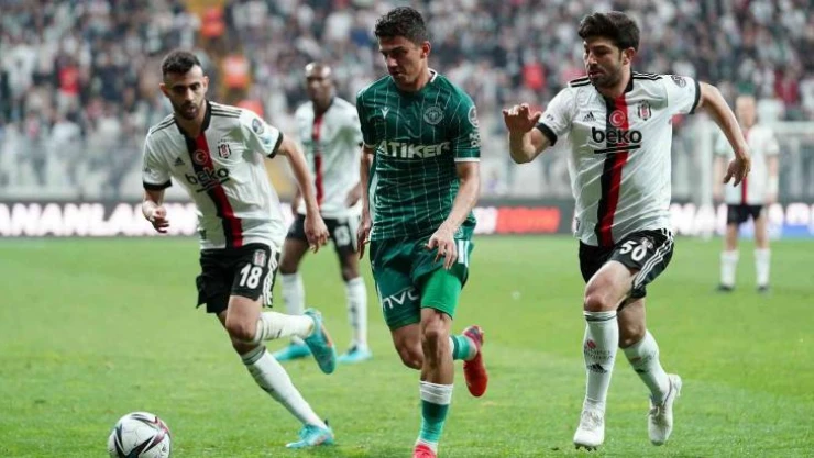 Spor Toto Süper Lig: Beşiktaş: 1 - İH Konyaspor: 1 (Maç sonucu)
