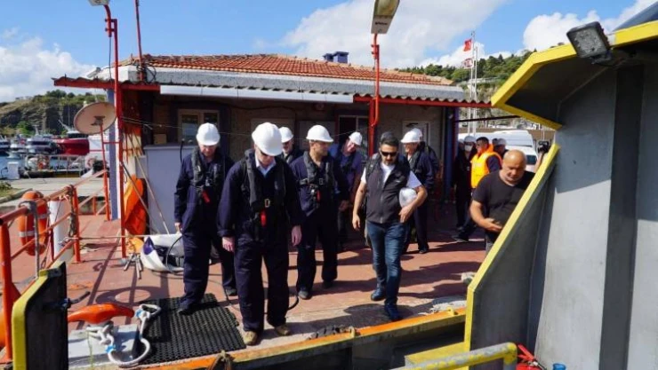 Tahıl sevkiyatı çerçevesinde gemilerde denetimler devam ediyor