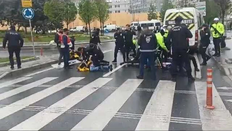 Taksim'e çıkmak isteyen gruplara polis müdahalesi