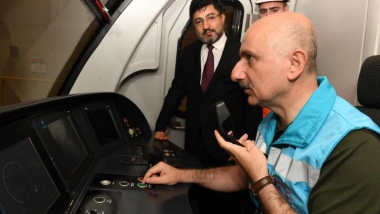 Tavşantepe-Sabiha Gökçen Metro Hattı'nda test sürüşü yapıldı