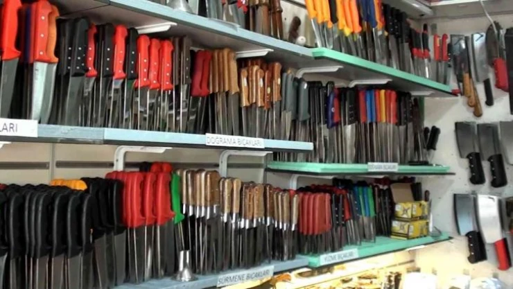 Tekirdağ'da bıçakçıların Kurban Bayramı mesaisi yoğun geçiyor