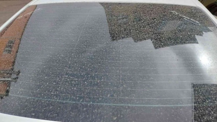 Tekirdağ'da gökten çamur yağdı