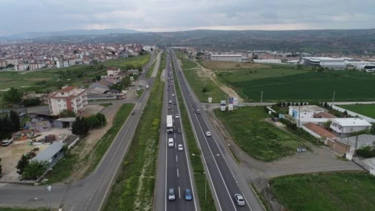 Tekirdağ yollarında tatil dönüşü yoğunluğu