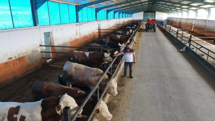 TKDK verdi, kendi besi çiftliğini kurdu