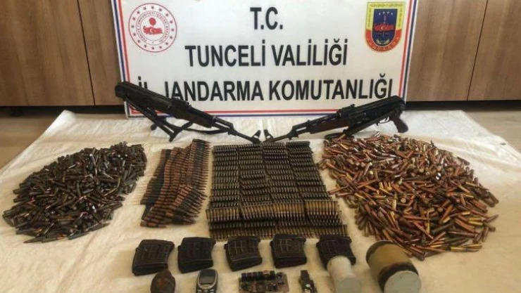 Tunceli'deki operasyonda toprağa gömülü terörist cesedi bulundu