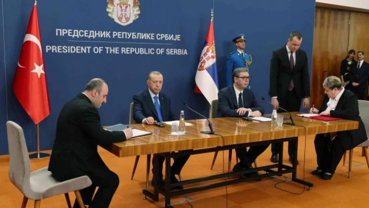 Türkiye ve Sırbistan arasında 7 anlaşma imzalandı