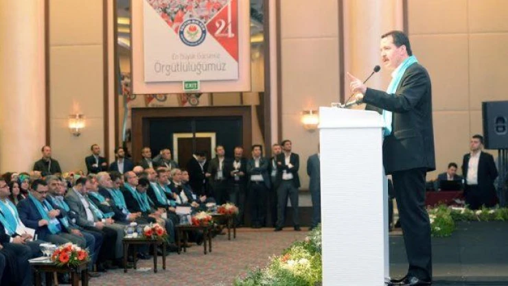 Yalçın, Eğitim-Bir-Sen, 10. Türkiye Buluşması'nda Konuştu