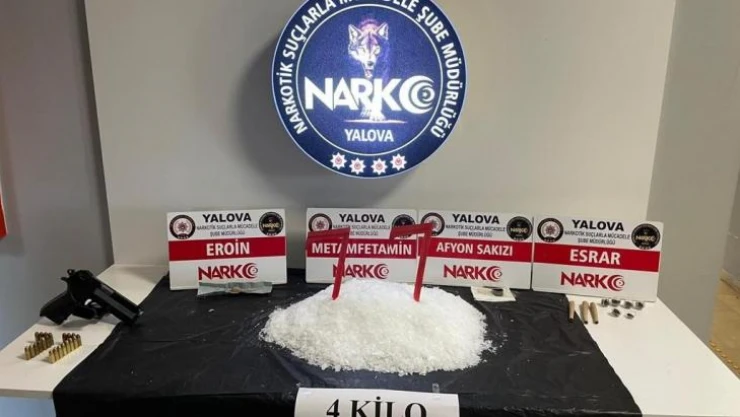 Yalova'daki uyuşturucu operasyonlarında 4 tutuklama