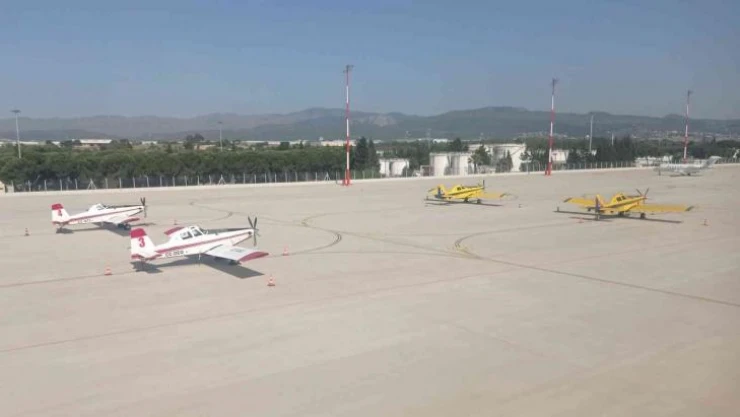 Yangın söndürme uçakları İzmir'e geldi