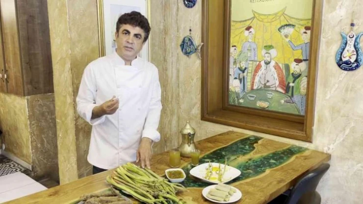 Yayla muzu 'ışgın'ın şerbetini ve omletini yaptı