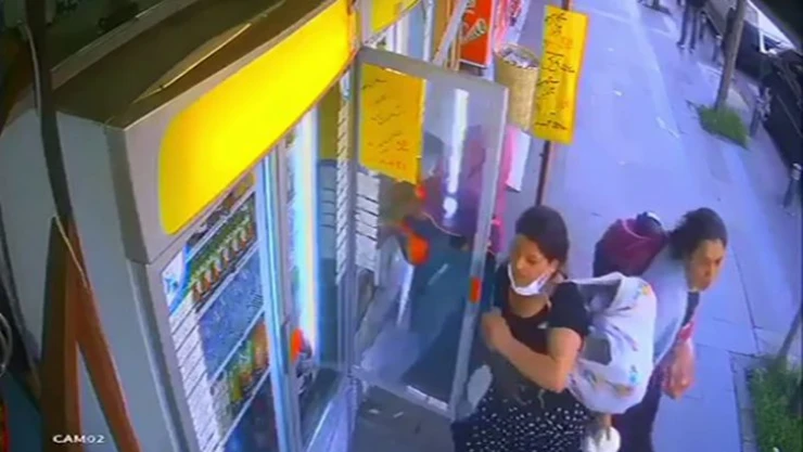 Yoğurt çalan kadınlar kamerada
