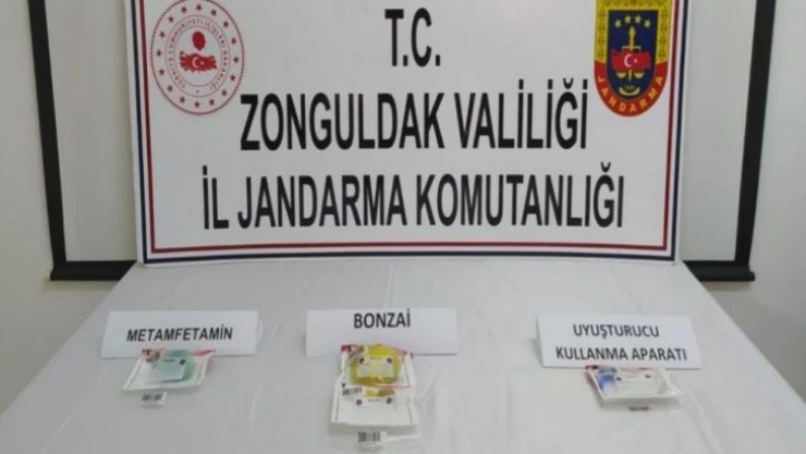Yolcu otobüsünde uyuşturucu ele geçirildi