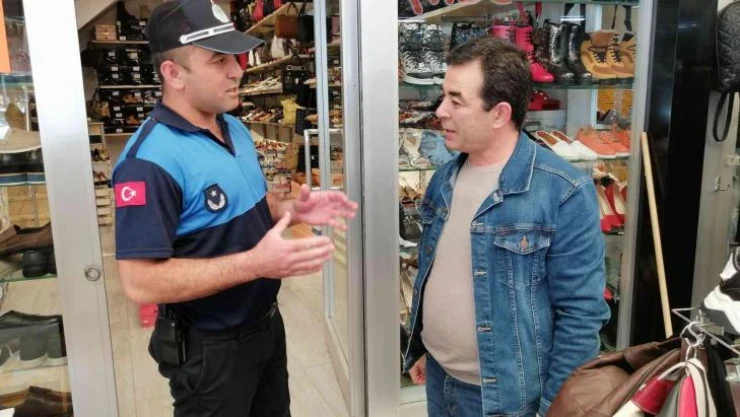 Zabıtadan esnafa sahte para uyarısı